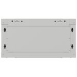 Armario rack mural 19'' 4U 540x350x281mm blanco pared desmontado DIY Lanberg - WN11300 - 09