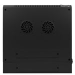 Armario Rack mural 19" 12U F600 600x600x640mm pared desmontado DIY negro Lanberg - WK34000 - 04