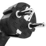Cable de alimentación eléctrico IEC-60320 C13 acodado a schuko macho de 1.8 m - CH03100 - 02