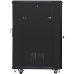 Armario Rack 19" de pie 22U F800 600x800x1216mm negro Lanberg - WL52200 - 02