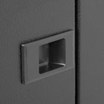 Armario rack mural 19'' 4U 600x300x283 mm de pared SOHORack de RackMatic de color negro RAL 9005 - WM43000 - 08