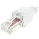 Conector UTP Cat.6 RJ45 macho con crimpado automático - RH01000 - 01