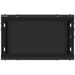 Armario Rack mural 19" 6U F600 600x600x379mm pared desmontado DIY negro Lanberg - WK36600 - 10