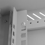 Armario Rack mural 10" 6U F300 300x300x370mm pared desmontado DIY blanco Lanberg - TR20100 - 09