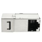 Conector keystone RJ45 hembra a RJ45 hembra Cat.6 FTP compacto metálico - RX03600 - 05