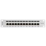 Patch panel 10" blanco de 12 RJ45 Cat.5E FTP 1U Lanberg PPF5-9012-S - RD10300 - 01