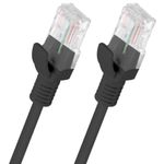 Cable de red ethernet Cat. 6 UTP de 0,25 m de color negro PCU6-10CC-0025-BK - RJ14100 - 05