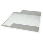 Bandeja rack 19" de fijación frontal de 2U y profundidad 550 mm blanco - WT00400 - 02