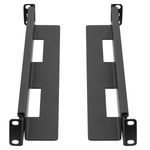 Guías laterales rack 19" 1U ajustables de fondo 397mm hasta 680mm 90Kg negro - RB01500 - 02