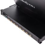 Consola y conmutador KVM IP65 de 8 puertos para rack 19" 1U. Teclado mousepad y pantalla 17" - RK02500 - 05