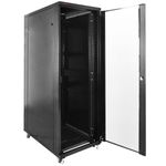 Armario rack 19" de pie 38U 600x600x1800mm negro MobiRack GO montado - WA04100 - 01