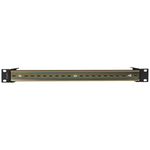 Carril de montaje DIN de 1U TS-35 para rack 19" AK-1801-B negro - RZ17700 - 04