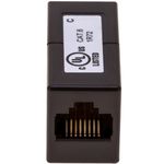 Acoplador empalme de cable UTP categoría 6 RJ45 hembra a RJ45 hembra - RD08100 - 06