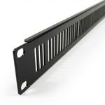 Panel de rejilla de 1U para armario rack 19" Tapa de ventilación negra - RM02600 - 02