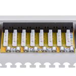 Patch panel 24 RJ45 Cat.6 UTP 1U blanco con peine - WT03200 - 06