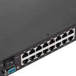 Consola rack con pantalla de 17" y conmuntador KVM de 32 puertos a través de cable UTP Cat.6 - RK02100 - 07