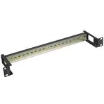 Carril de montaje DIN de 1U TS-35 para rack 19" AK-1801-B negro - RZ17700 - 02
