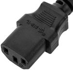Cable Alimentación IEC-60320 0.2m (C13 / C20) - FA09700 - 08