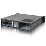 Caja rack 19" IPC mini-ITX micro-ATX 2U 1x5.25" 5x3.5" fondo 400mm - CK01300 - 02