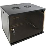 Armario rack 19" mural de 9U negro SOHOrack 540x450x448 mm - WY01300 - 01