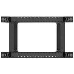 Armario Rack abierto 19" 32U F1000 600x1000x1673mm desmontado DIY negro Lanberg - WL58800 - 04