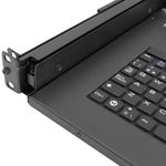 Consola y conmutador KVM IP65 de 8 puertos para rack 19" 1U. Teclado mousepad y pantalla 17" - RK02500 - 09