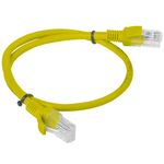Cable de red ethernet Cat. 6 UTP de 0,5 m de color amarillo PCU6-10CC-0050-Y - RJ13200 - 02