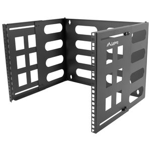 Estructura rack mural de 8U configurable en profundidad para instalación en pared Lanberg FB01-5408-10B)