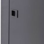 Armario rack mural 19'' 18U 600x450x900mm pared negro SOHORack GO montado - WK01600 - 06