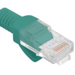 Cable de red ethernet Cat. 6 UTP de 0,5 m de color verde fluke tested PCU6-10CC-0050-G - RU18300 - 03
