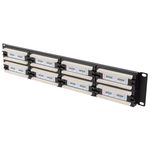 Patch panel 19" de 48 RJ45 CAT.5E UTP 1U Lanberg PPU5-2048-B - RD13300 - 03