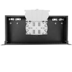 Patch Panel de fibra óptica 1U negro de 24 SC duplex - FQ01400 - 05