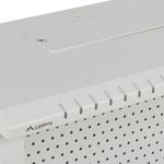 Rack19 mural 4U vertical y 3U horizontal con DIN F200 540x200x400 puerta metálica color blanco Lanberg - WK01700 - 08