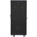 Armario Rack 19" de pie 27U F600 600x600x1431mm negro Lanberg - WL50400 - 02