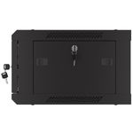 Armario Rack mural 19" 4U F450 600x450x277mm pared desmontado DIY negro Lanberg - WK31300 - 09