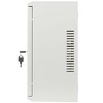 Rack19 mural 4U vertical y 3U horizontal con DIN F200 540x200x400 puerta metálica color blanco Lanberg - WK01700 - 10