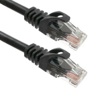 Cable de red ethernet Cat. 6a UTP de 1 m de color negro