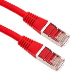 Cable de red ethernet Cat. 6 FTP de 0,25 m de color rojo - RU00100 - 03