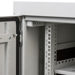 Armario rack 19" para exterior IP55 de 12U en acero inoxidable blanco SOHORack GO 600x600x681 mm - WX17300 - 04