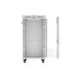 Armario Rack 19" de pie 22U F800 600x800x1216mm blanco Lanberg - WR52200 - 04