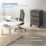 Armario de carga y transporte para 36 tablets y portátiles negro con 36 schuko en 6 regletas - WM05800 - 04
