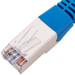 Cable de red ethernet Cat. 6 FTP de 0,25 m de color azul - RU01100 - 06