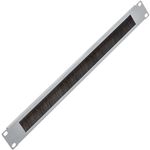 Panel pasacables para rack 19" de 1U con cepillo y color blanco - WT05200 - 01