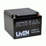 BATERIA 12VDC 26AH - LIV-LV26-12 - 01