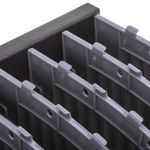 Estantería para armario rack 19" con 12 divisiones para ordenador portátil o tablet 360 mm - RB02300 - 10