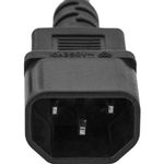 Regleta de enchufes rack 10" de 3 schuko y conector C14 - RE07200 - 04