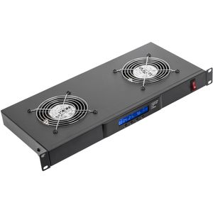Kit de ventilación con termostato para armario rack 19" de 2 ventiladores de 120mm
