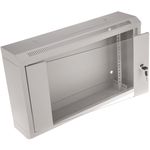 Armario rack mural 19'' 6U 600x150x370mm pared SOHORack blanco - WR02200 - 01
