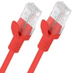 Cable de red ethernet Cat. 6 UTP de 1 m de color rojo PCU6-10CC-0100-R - RJ10300 - 05