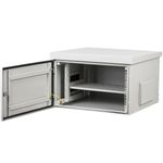 Armario rack 19" para exterior IP55 de 4U blanco SOHORack GO 600x600x330 mm - WX07000 - 02